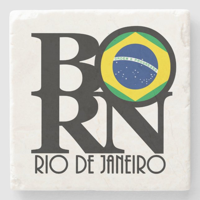 Posavasos De Piedra BORN Río de Janeiro (Anverso)