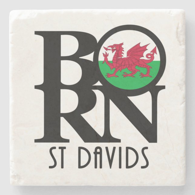 Posavasos De Piedra BORN St Davids (Anverso)