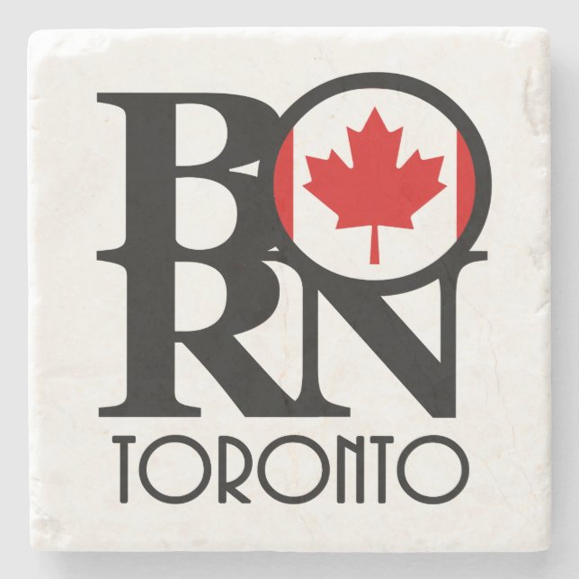 Posavasos De Piedra BORN Toronto Canadá (Anverso)
