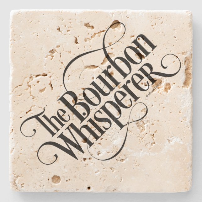 Posavasos De Piedra Bourbon Whisperer (Anverso)