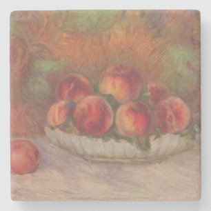 Posavasos De Piedra Bowl de Peaches (por Pierre-Auguste Renoir)
