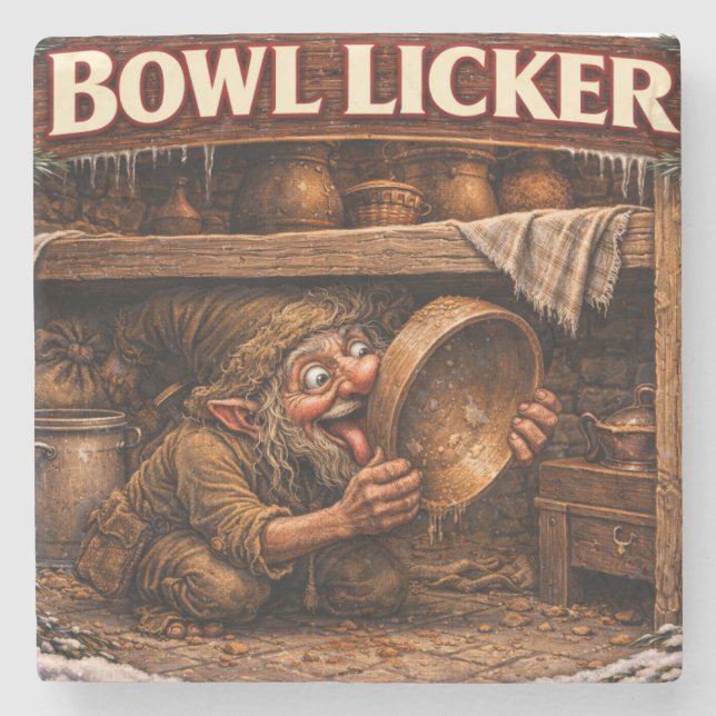 Posavasos De Piedra Bowl Licker Icelandic Yule Lad (Anverso)