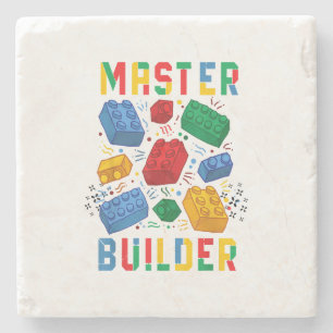 Posavasos De Piedra Brick Builder Funny Blocks Building Master Builder