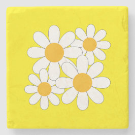 Posavasos De Piedra Bright and Bold Daisy