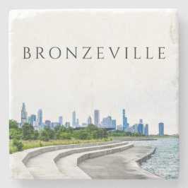 Posavasos De Piedra Bronzeville Chicago Stone Coaster