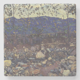 Posavasos De Piedra Brook forestal en Leissigen, Suiza (Paisaje)