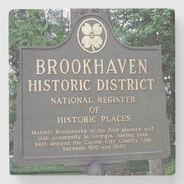 Posavasos De Piedra Brookhaven Atlanta, Historic Brookhaven, Brookhave (Anverso)