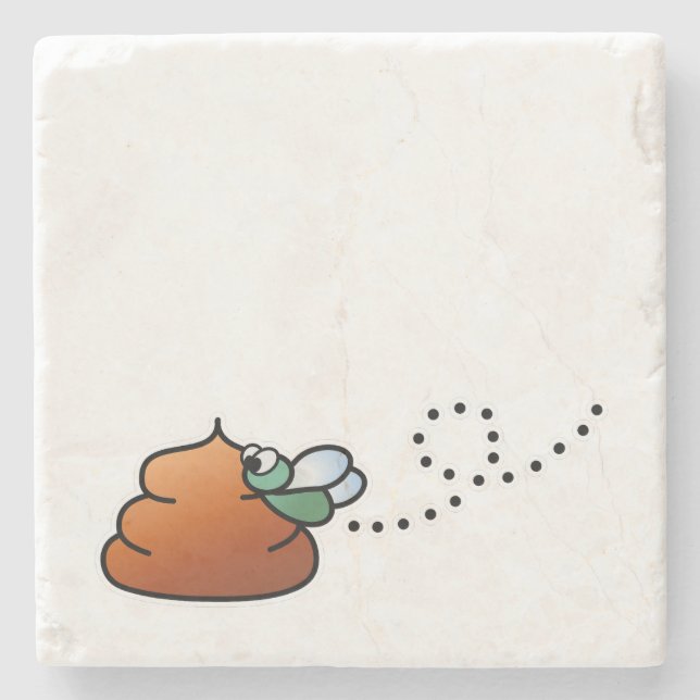 Posavasos De Piedra Brootsch the PooPoo (Anverso)