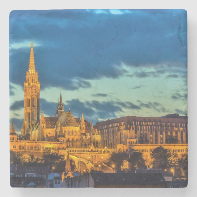 Posavasos De Piedra Budapest, Hungría (Anverso)