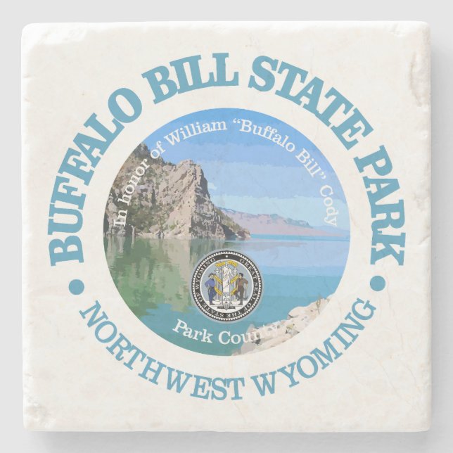 Posavasos De Piedra Buffalo Bill SP (Anverso)