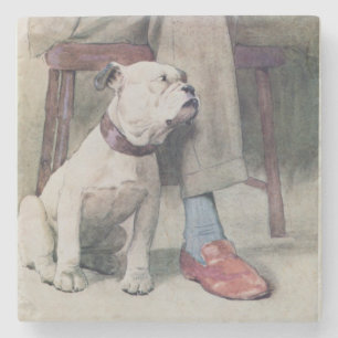 Posavasos De Piedra Bulldog