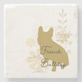 Posavasos De Piedra Bulldog francés