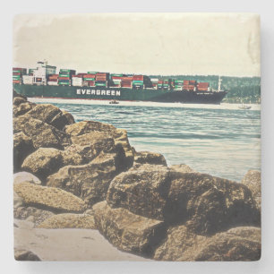 Posavasos De Piedra Buque de carga de Puget Sound