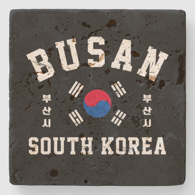 Posavasos De Piedra Busan Corea del Sur (Anverso)