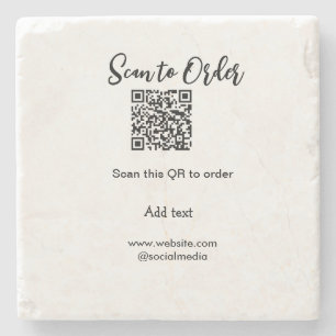 Posavasos De Piedra Buscar para solicitar el análisis código QR agrega