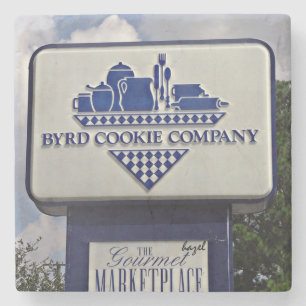 Posavasos De Piedra Byrd Cookie Company, práctico de costa de Georgia