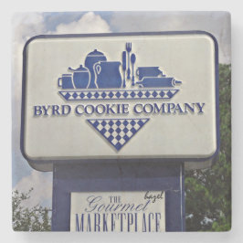 Posavasos De Piedra Byrd Cookie Company, Savannah Georgia Coaster