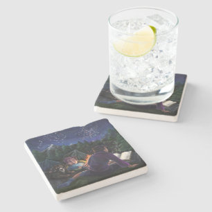 Posavasos De Piedra Caballeros de Verano