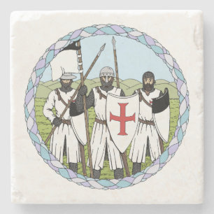 Posavasos De Piedra Caballeros Templarios medievales