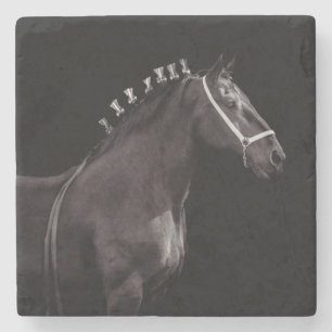 Posavasos De Piedra caballo negro