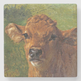 Posavasos De Piedra Cabeza de ternera (por Rosa Bonheur)