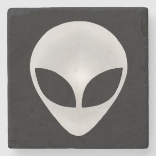 Posavasos De Piedra Cabeza Gris Alien
