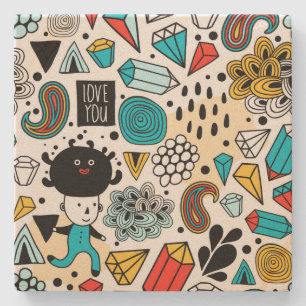 Posavasos De Piedra Cabeza loca