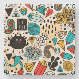 Posavasos De Piedra Cabeza loca