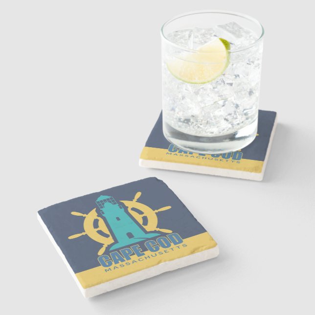 Posavasos De Piedra Cabo Cod Massachusetts (Lateral)