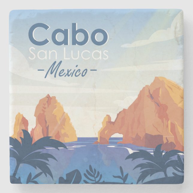 Posavasos De Piedra Cabo San Lucas México (Anverso)