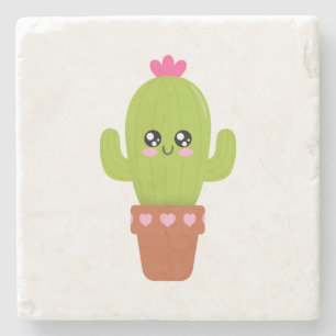 Posavasos De Piedra Cactus