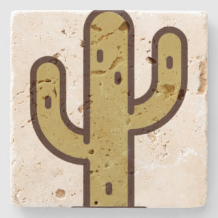 Posavasos De Piedra cactus