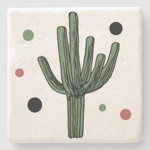 Posavasos De Piedra Cactus