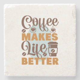 Posavasos De Piedra Café Art Café Mejora la vida