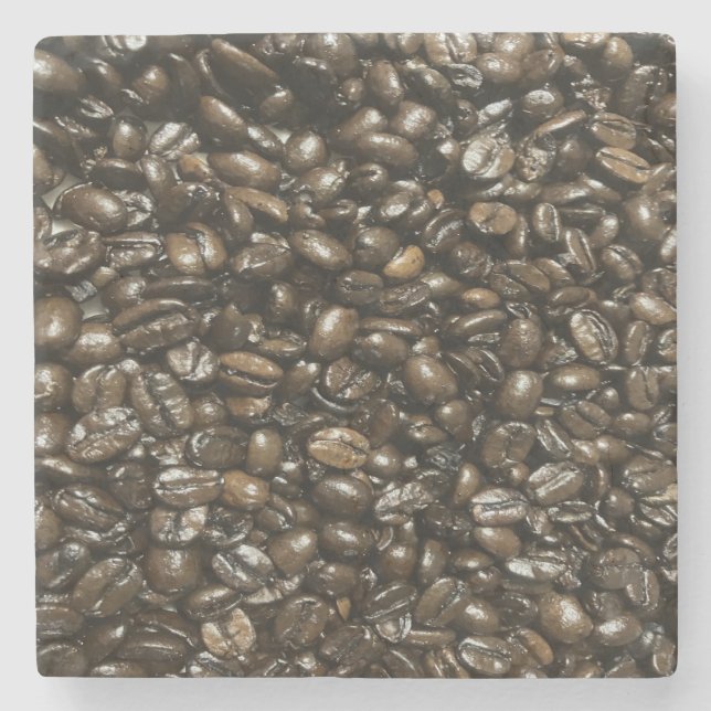 Posavasos De Piedra Café frijol (Anverso)