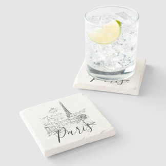 Posavasos De Piedra Café París