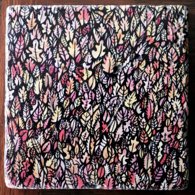 Posavasos De Piedra Caída de las hojas de otoño (Subido por el creador)