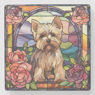 Posavasos De Piedra Cairn Terrier Soporte de Piedra