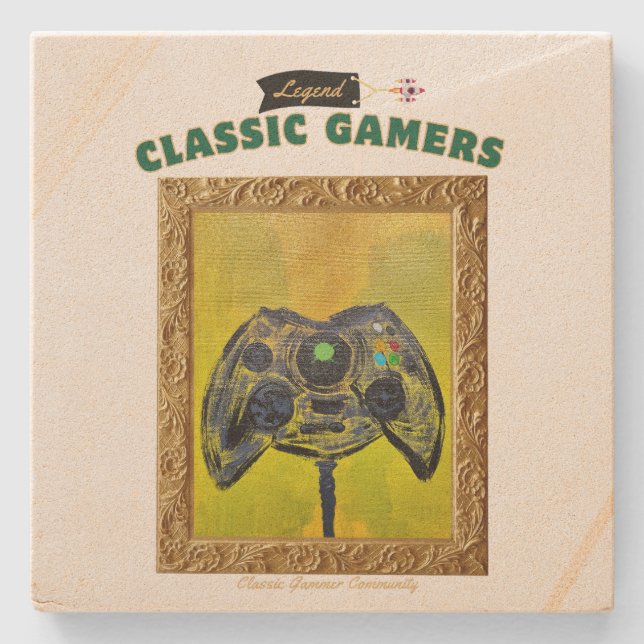 Posavasos De Piedra Caja clásica de apuestas (Anverso)