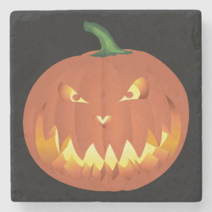 Posavasos De Piedra Calabaza para Halloween...