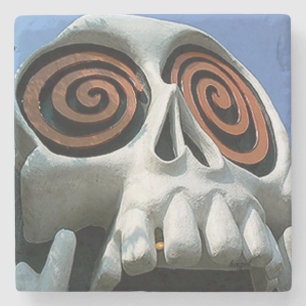 Posavasos De Piedra Calavera Vortex, Pequeños 5 puntos, Vortex Atlanta