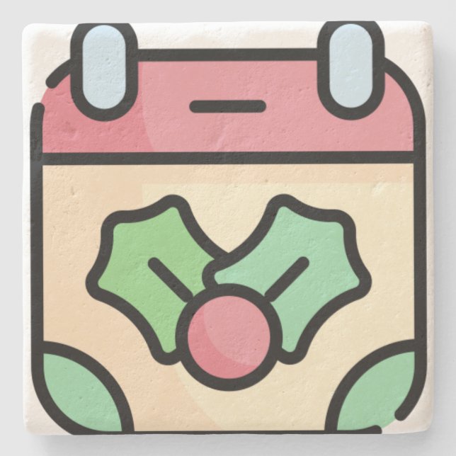 Posavasos De Piedra calendario (Anverso)