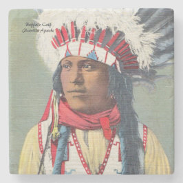 Posavasos De Piedra Calf de búfalo