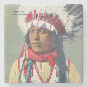 Posavasos De Piedra Calf de búfalo