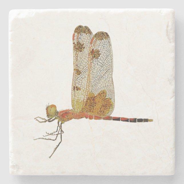 Posavasos De Piedra Calico Pennant Vista Lateral (Anverso)