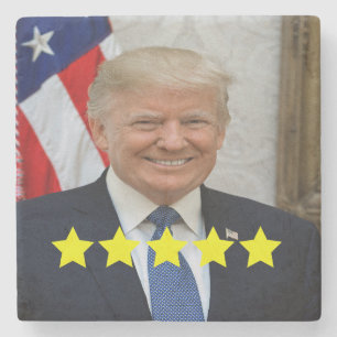 Posavasos De Piedra Calificación de aprobación del presidente Donald T