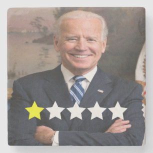 Posavasos De Piedra Calificación de aprobación del presidente Joe Bide