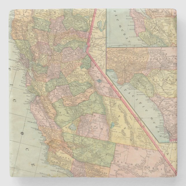 Posavasos De Piedra California 3 (Anverso)