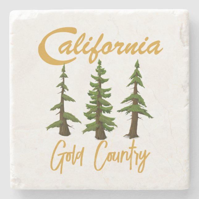 Posavasos De Piedra California Gold Country (Anverso)