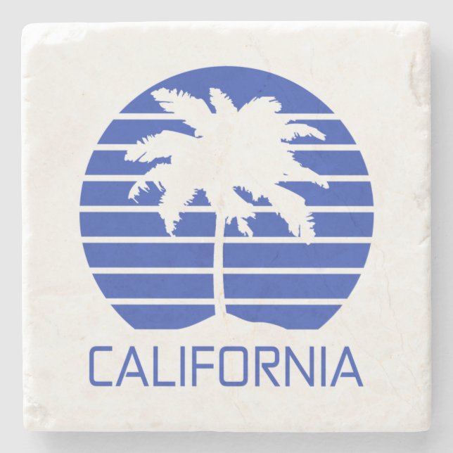 Posavasos De Piedra California Sunset (Anverso)